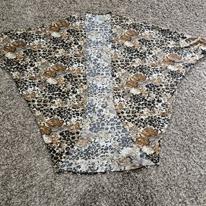 Floral Leopard Kimono